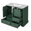 Meuble-lavabo traditionnel 36 "avec lavabo en céramique-2111498476