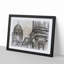 Dom Berlin Cathedral in Abstract - Picture Frame Graphic Art Print-55734143-55734144
