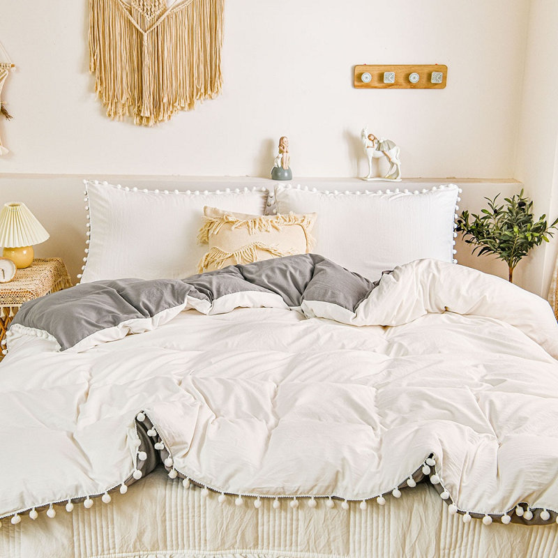 Ensemble de housse de couette W-PSQQBH, Housse de couette grand et 2 taies d'oreiller stan