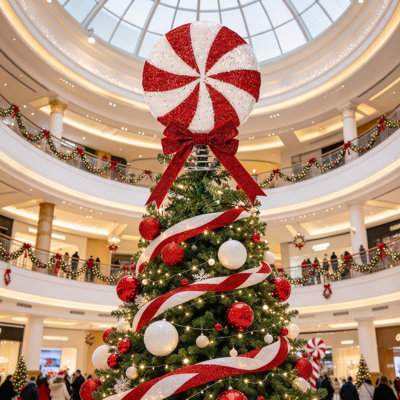 24.5 cm Plastic Shatterproof Tree Topper