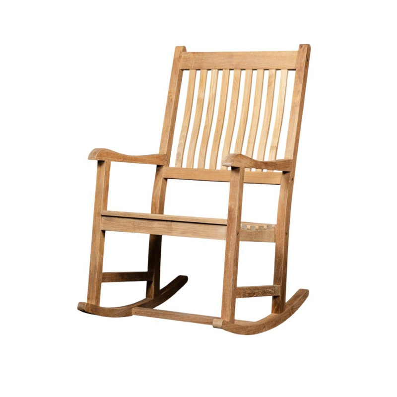  Chaise berçante en teck Grayton Grade-A