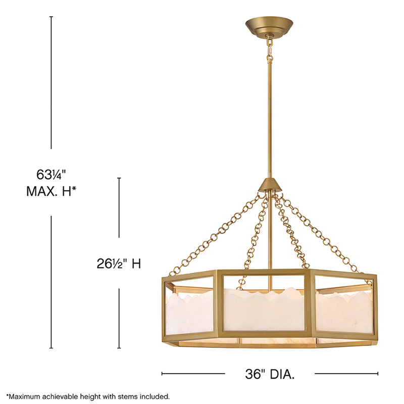 Veleta 8 - Light Steel Chandelier