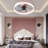 Ceiling Fans With Lights Dimmable LED Embedded Installation Of Thin Modern Ceiling Fans