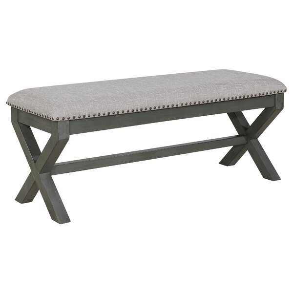 Gracie Oaks Elvi Upholstered Bench & Reviews | Wayfair