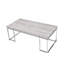 Bureau rectangulaire en chêne naturel - Accents et surface en placage de style