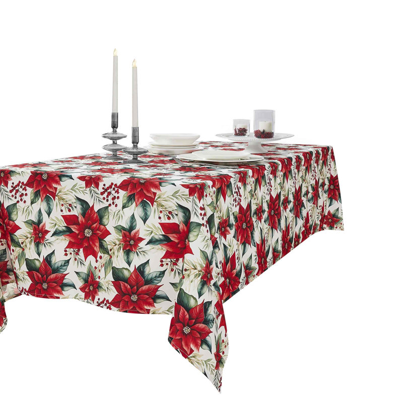 The Holiday Aisle® Karilynn Tablecloth, 60" W x 102" L