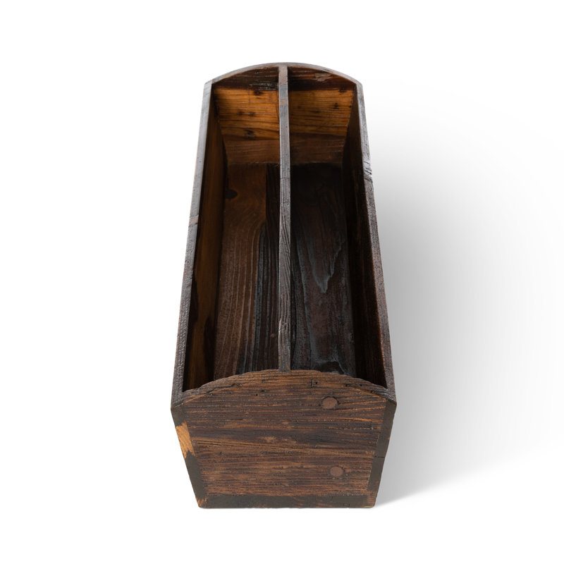 Pot à fleurs en bois