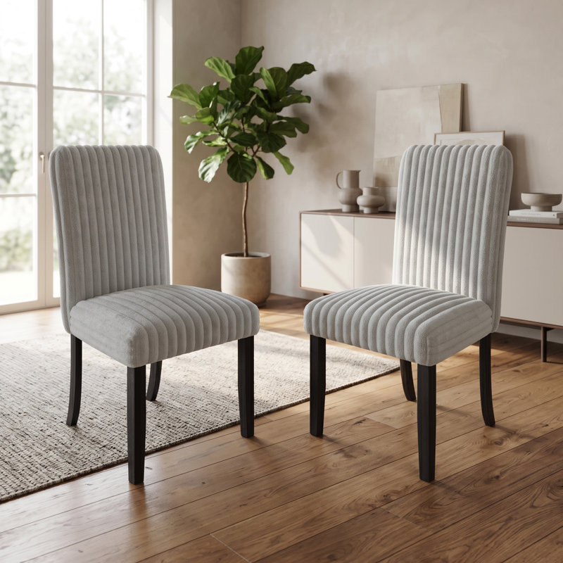 Guymon Dining Chair, Light Gray