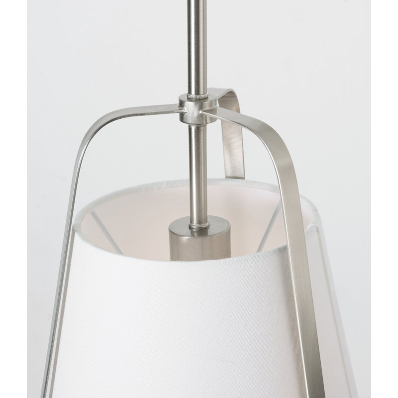 Lizzette 3-Light Linear Pendant - 60W, Satin Nickel
