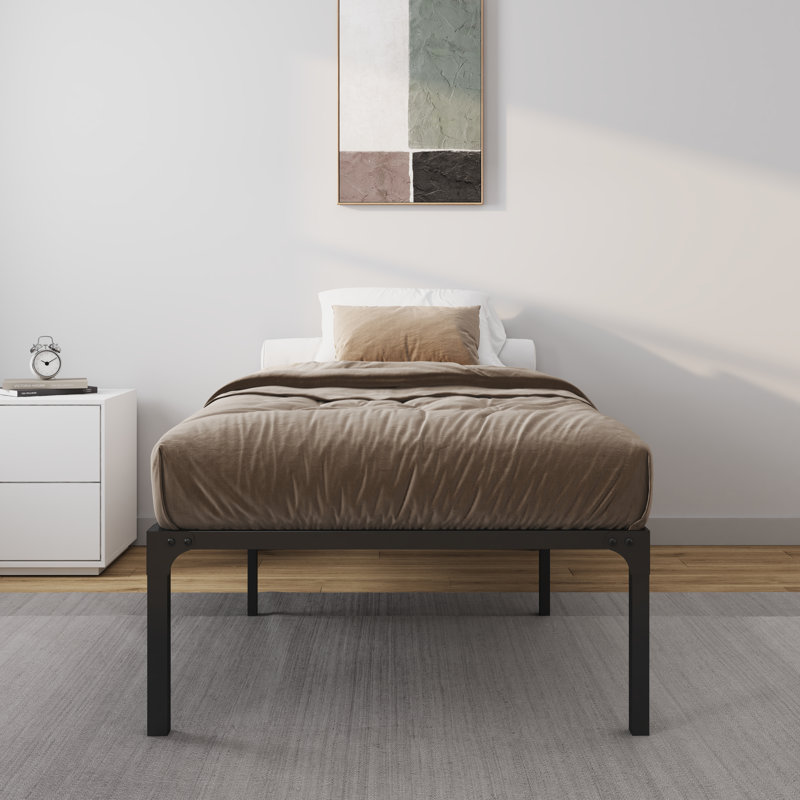Zeta 16'' Metal Platform Bed, Twin