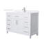 Meuble-lavabo simple autoportant 48 po avec plateau en quartz Beckett-108351761-108351765-108351769