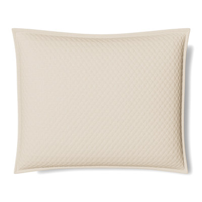 Quilted Silk Basketweave Pillow