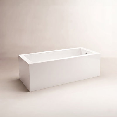 Aqua Eden 60" Rectangular Alcove Bathtub