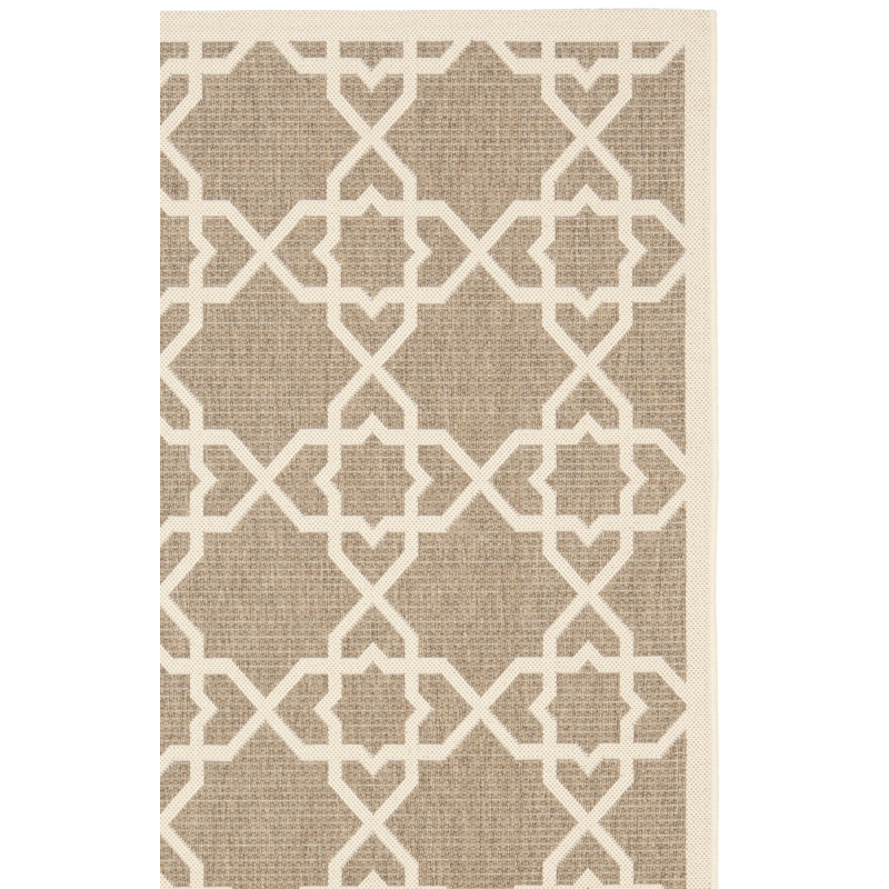 Dirks Performance Geometric Indoor/Outdoor Area Rug, Runner 2'3" x 10'