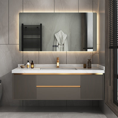 Light luxury modern simple bathroom cabinet