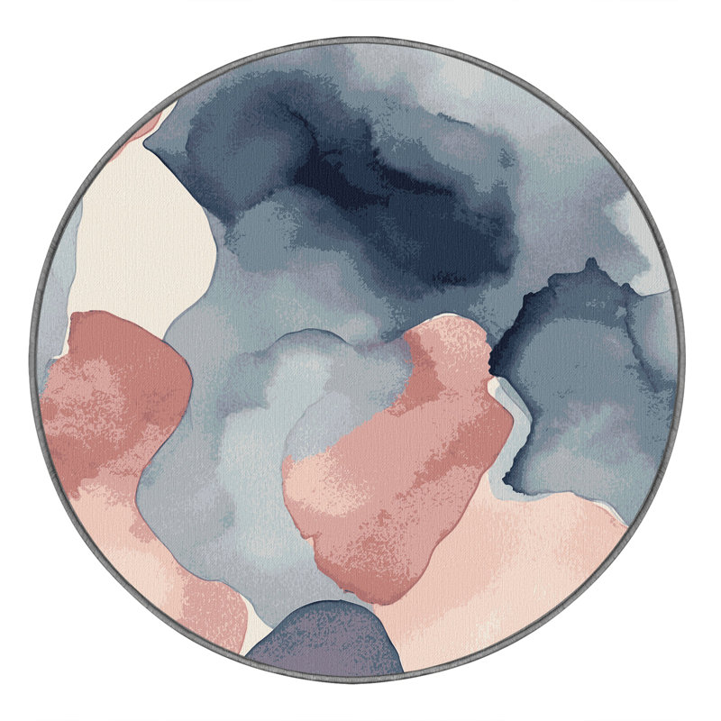 Serene Flow Rug, Round 8'