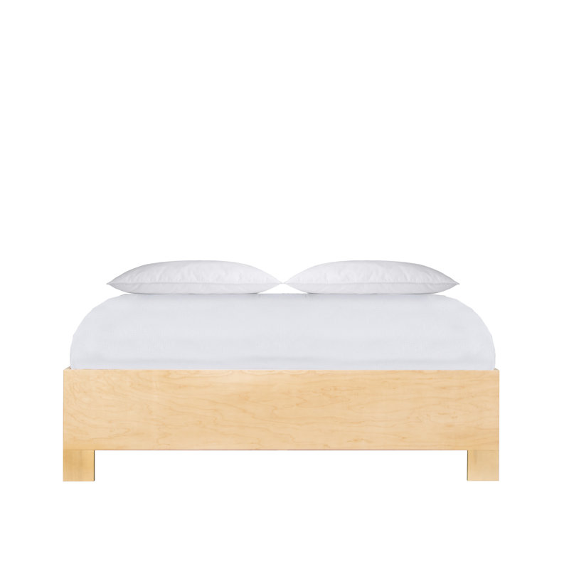 Silas King Platform Bed, Light Blue, Natural, King