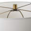 Lampe de table en verre brun Tymeir