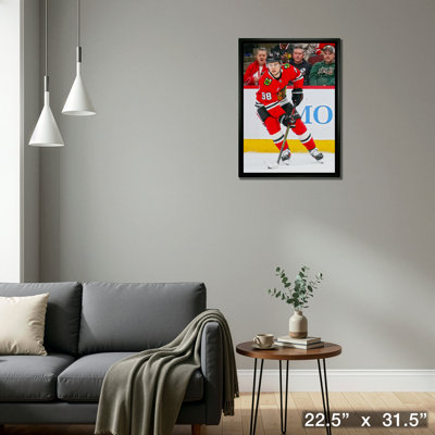 Connor Bedard, toile encadrée 20 x 29 Chicago Blackhawks