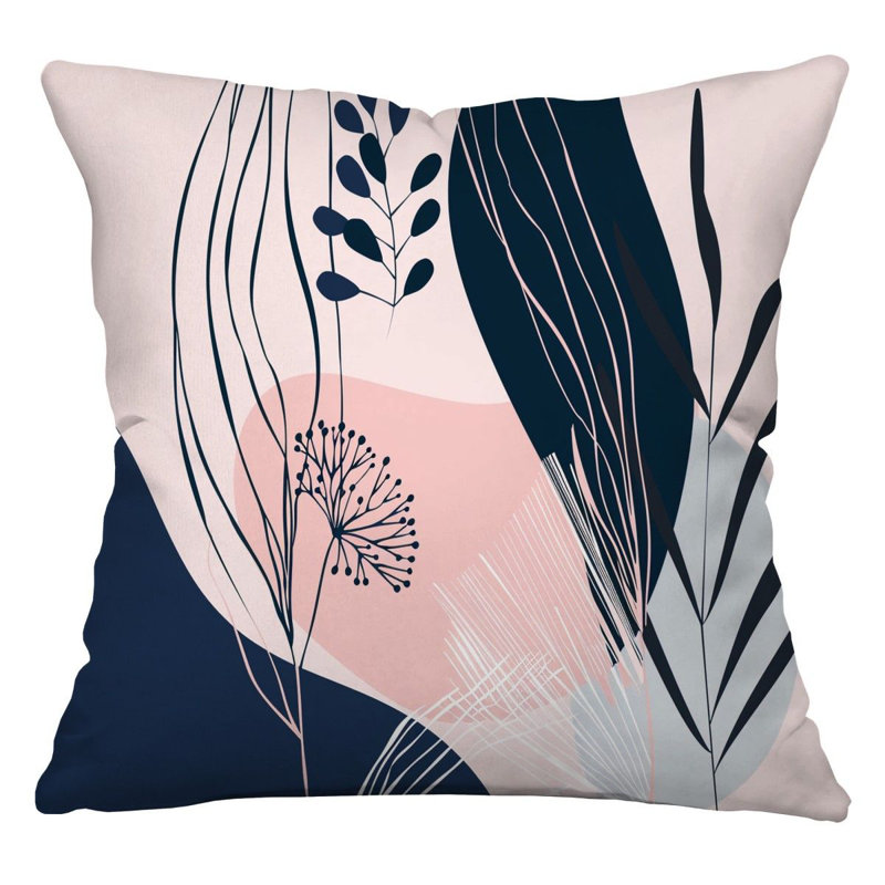 Coussin réversible Floral Nature Elegant, H 14 po x l 14 po