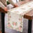 Cream Lace Table Runner with Embroidered Cutwork of Bryton Collection for Dining Table or Christmas Decor