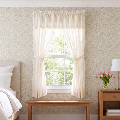 Blandford Semi-Sheer Curtain Panel Set