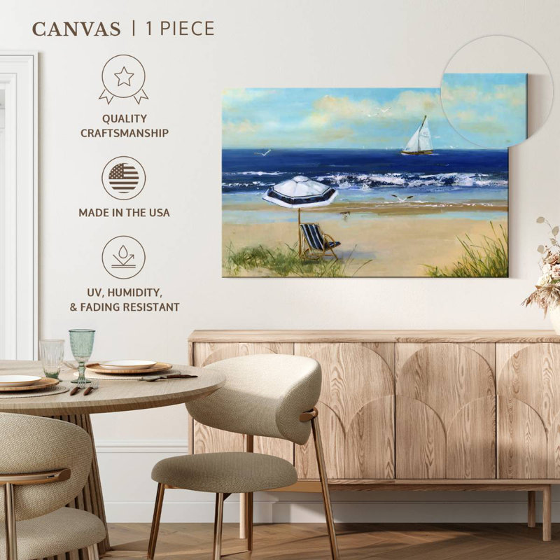 Alvord Azure Beach Life I, H 16 po x l 24 po