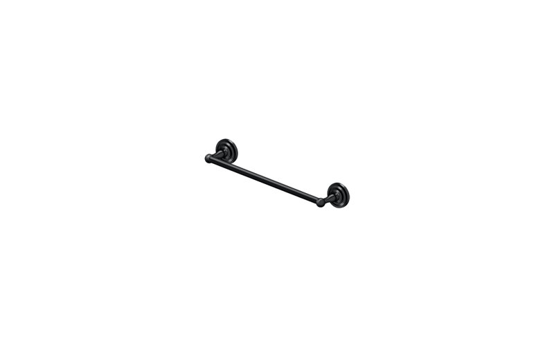 Deltana R2002-U19 18" Towel Bar, R-Series in Paint Black