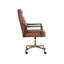 Collin Leather Swivel Office Chair-747214013