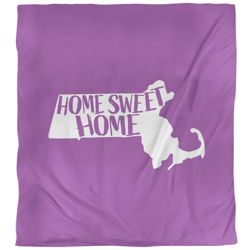 Housse de couette simple Massachusetts, Housse de couette pour grand lit, Bleu sarcelle, Microfibre