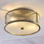 Clear Glass Flush Mount