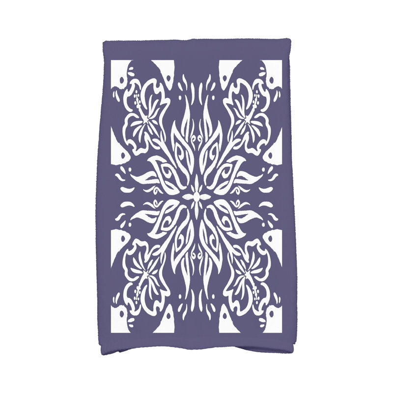Aeryn Tea Towel Kitchen Towel, Navy Blue