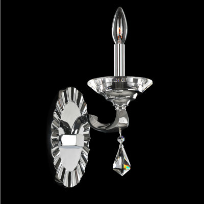 Cosimo 1 LT Chrome/Clear Wall Sconce Allegri