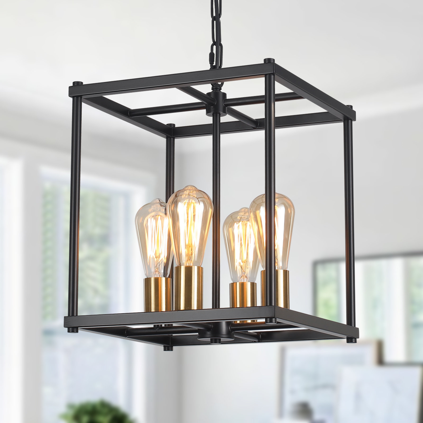 17 Stories Modern Farmhouse Chandelier Lights Rustic Cage