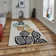 Inaluxe Tunis Handmade Tufted Wool Black/Beige Rug