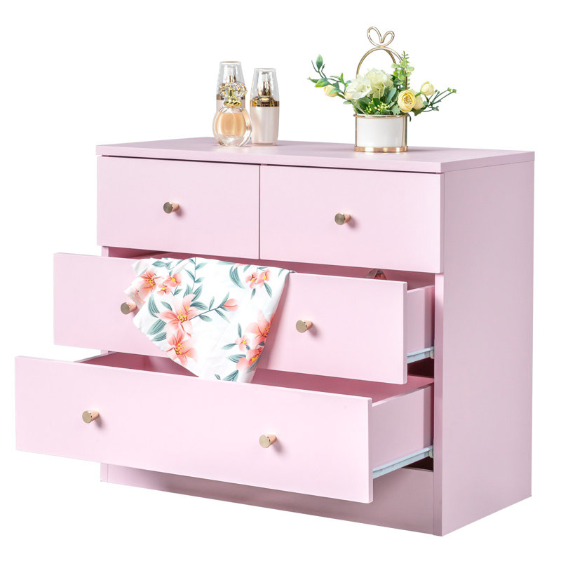 Commode haute 22 po, Rose