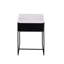 Smithers 40cm W Metal Bedside Table-125917090