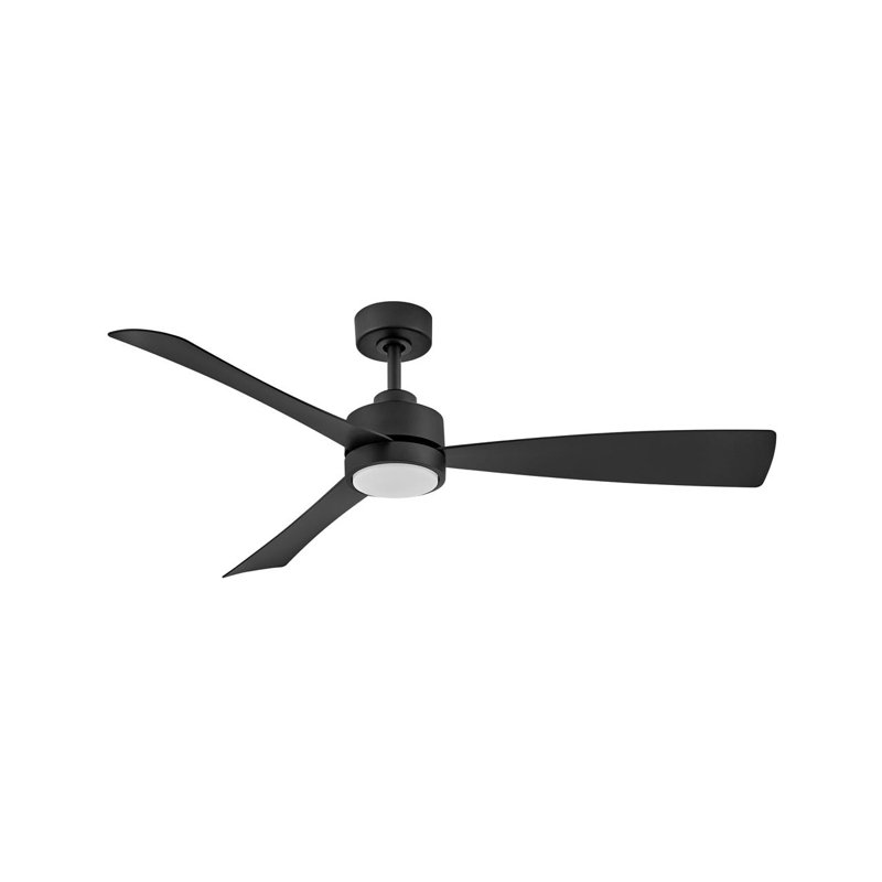 Trini 56'' Ceiling Fan with LED Lights, Matte Black