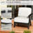 Aluminum 4-Piece Outdoor Sofa Seating Group With Cushions-Beige-9151767
