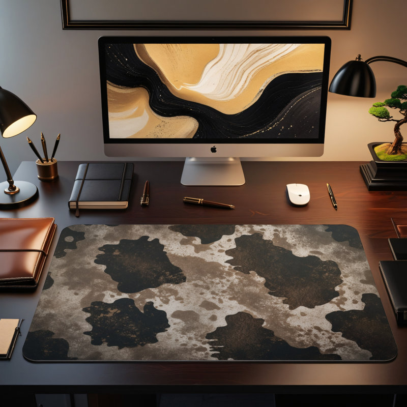 Polyester Desk Pad, 14.4x12.1