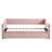Jaaire Twin Size Upholstered Tufted Daybed Bed with Pop Up Trundle-838649899