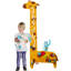 Jeu mural sensoriel girafe en bois