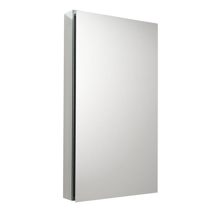 Senza Surface/Recessed Mount Rectangular Frameless Bathroom Medicine Cabinet