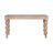 Braydan 60" Solid Wood Console Table with Hand-Turned Legs – Rustic Natural-1631761634