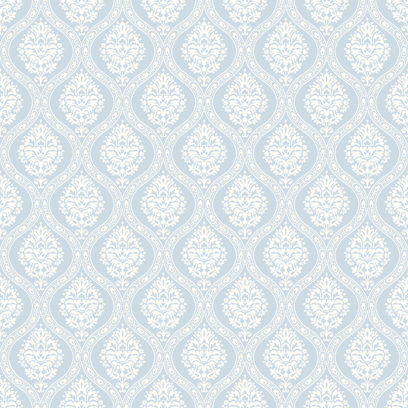 Rouleau de papier peint L 33 pi x l 20,5 po, Bleu