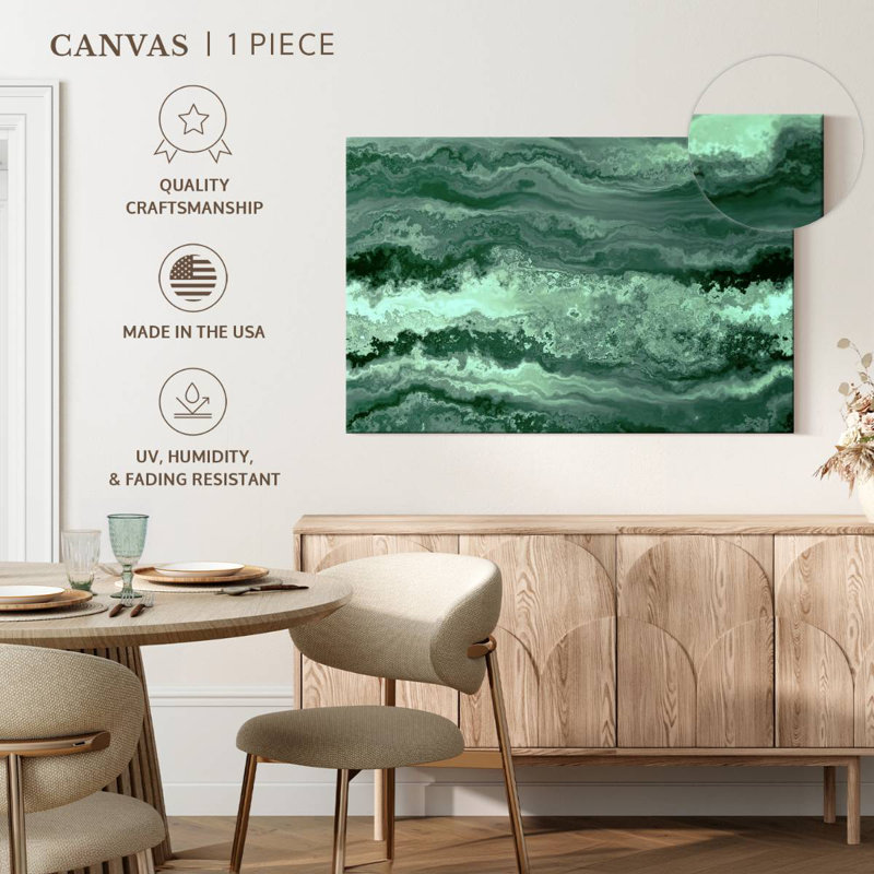 Polished Malachite Abstract