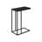Living Room Side Table - Black Metal, Laminate Surface Office , Laminate, Stable