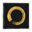Gold Zen Circle on Black I 1 Piece Painting on Canvas-48049186-58120205