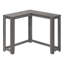 Table console d'angle en bois gris de 91 cm (36 po)-616137810-616137833-616137834
