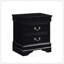 Table de chevet classique de style Louis-Philippe avec tiroirs, design traditionnel pour des meubles de chambre à coucher élégants-1028454311